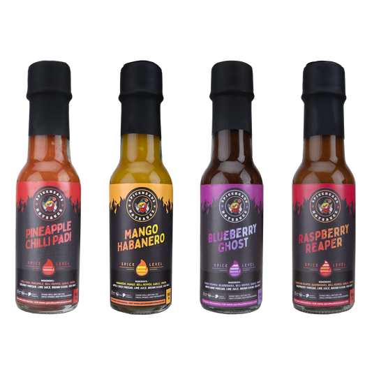 Spiceheads Hot Sauce Quadro Set