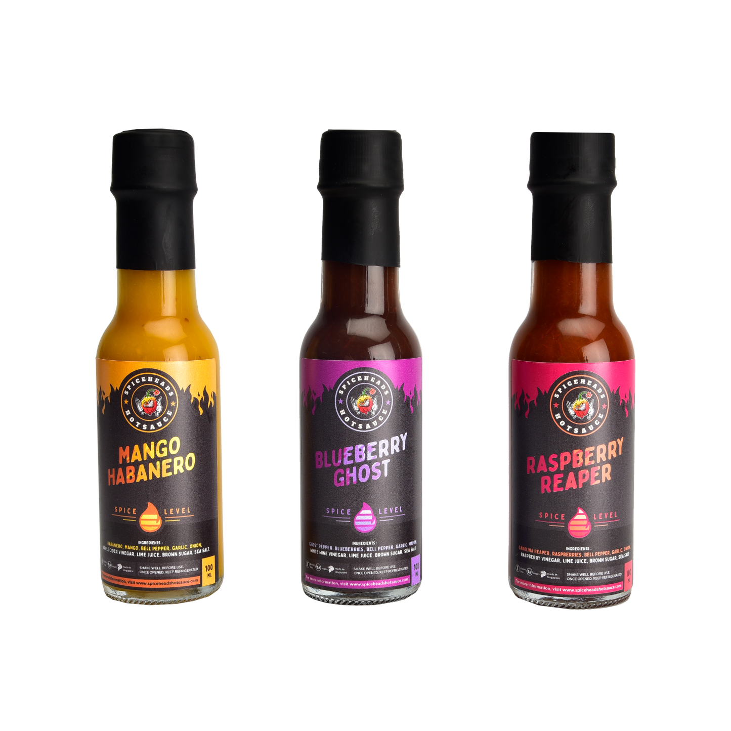 Spiceheads Hot Sauce Trio Set